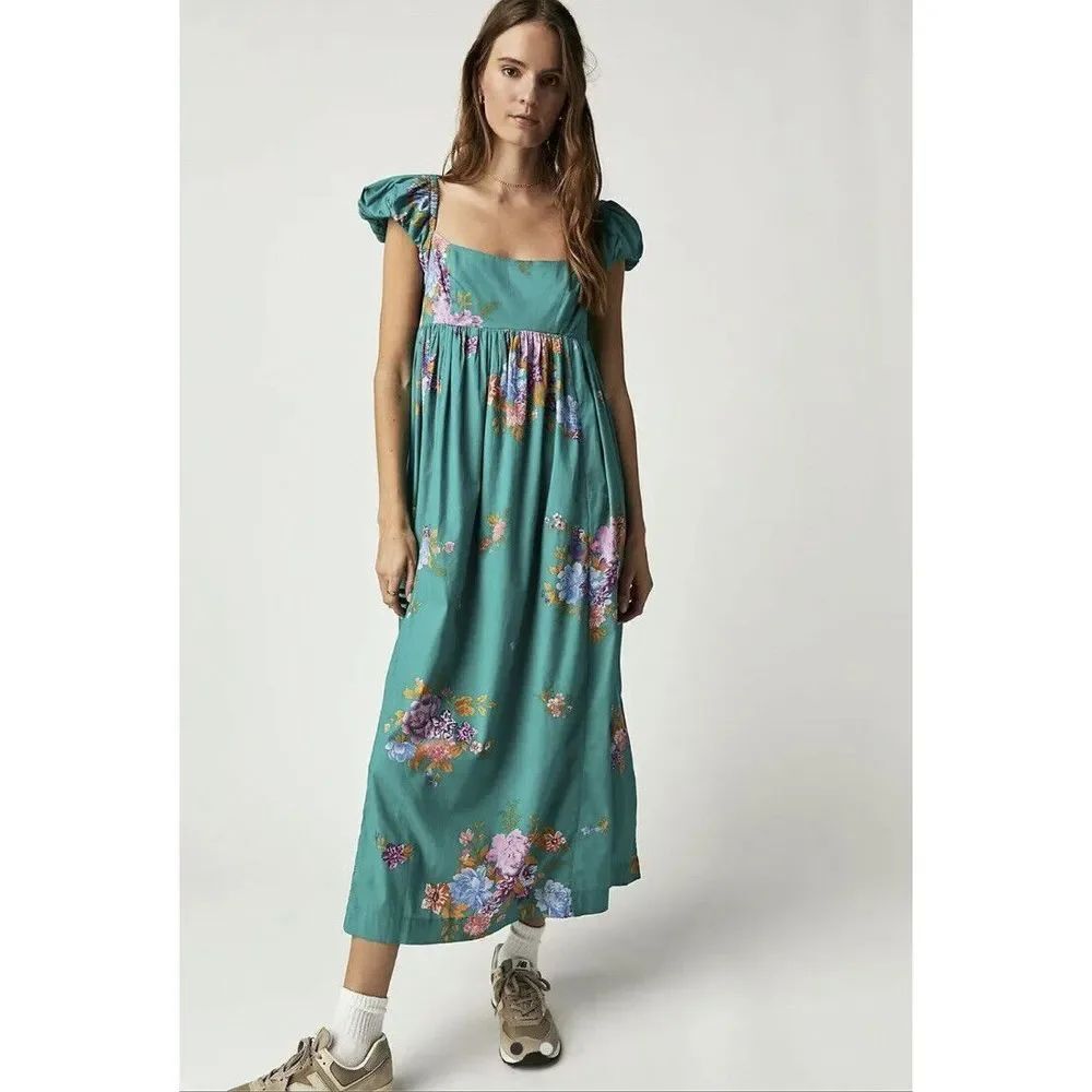 Free People Linda Lou Poplin Dress